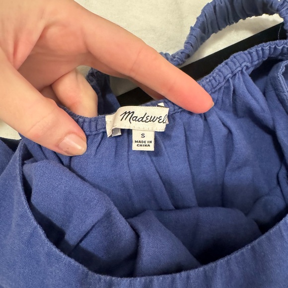 EUC Madewell Blue Midi Dress - Picture 5 of 5